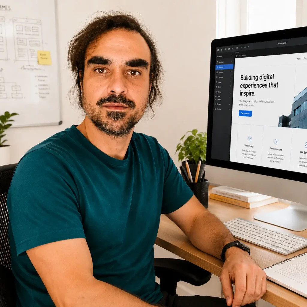 Marco, fondatore di Webvie — web designer freelance a Roma