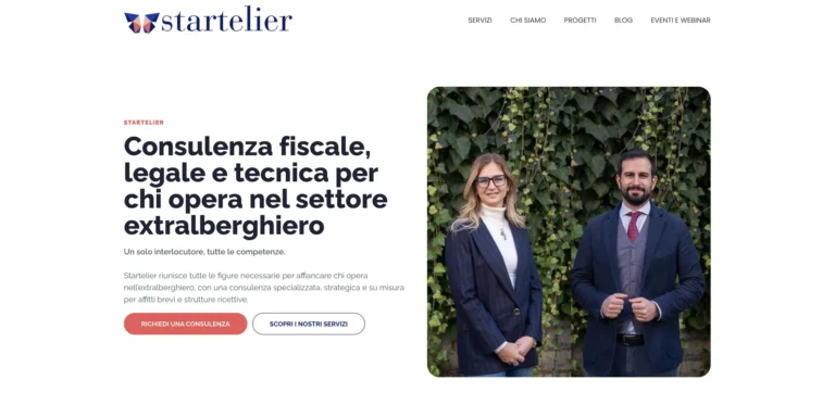 Restyle sito web e posizionamento SEO per società di consulenza extralberghiera